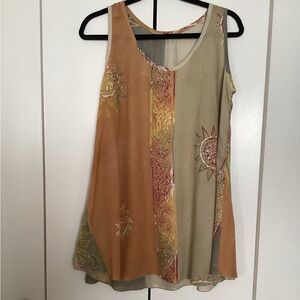 Bohemian batik loose Sleeveless Top